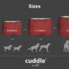 Cuddle up sizes